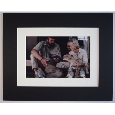 Virginia McKenna Signed Autograph 10x8 photo display Born Free Film TV COA AFTAL Perfect Gift Memorabilia		