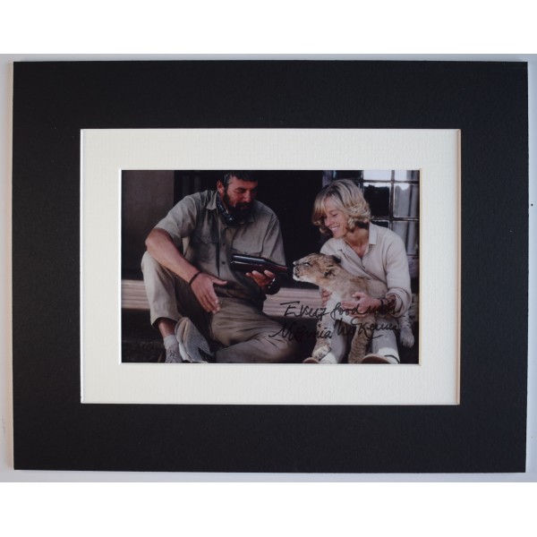 Virginia McKenna Signed Autograph 10x8 photo display Born Free Film TV COA AFTAL Perfect Gift Memorabilia		