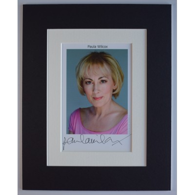 Paula Willcox Signed Autograph 10x8 photo display TV Man About The House COA AFTAL Perfect Gift Memorabilia		