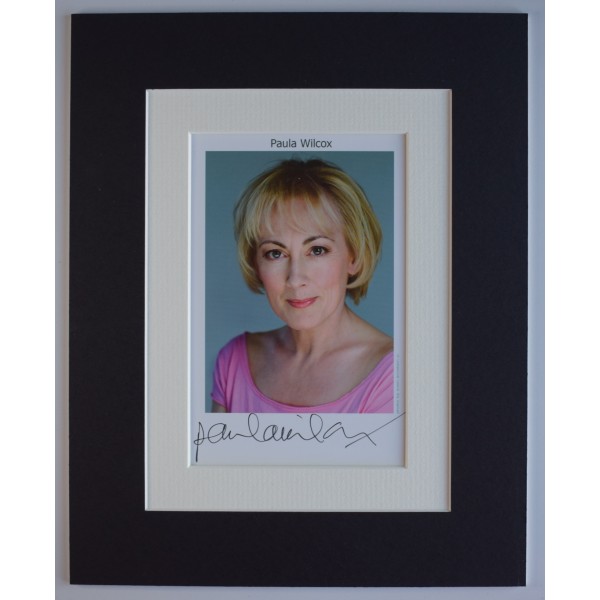 Paula Willcox Signed Autograph 10x8 photo display TV Man About The House COA AFTAL Perfect Gift Memorabilia		