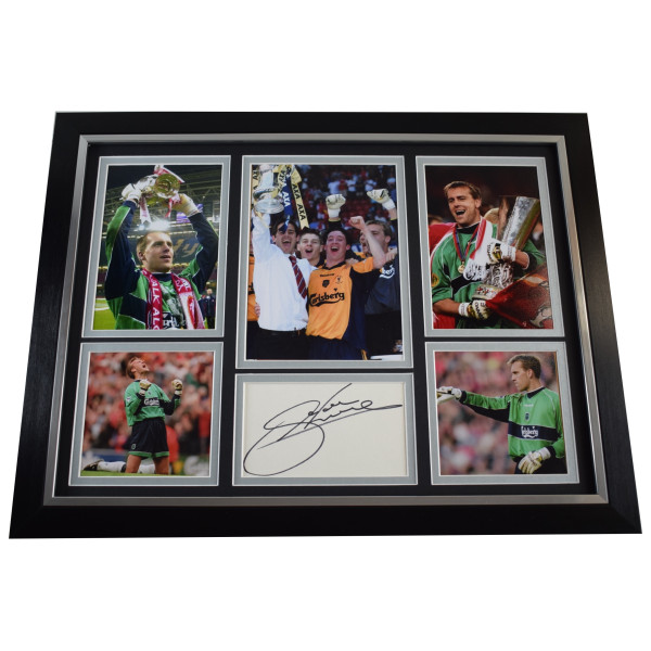 Sander Westerveld Signed Autograph framed 16x12 photo display Liverpool AFTAL Perfect Gift Memorabilia		