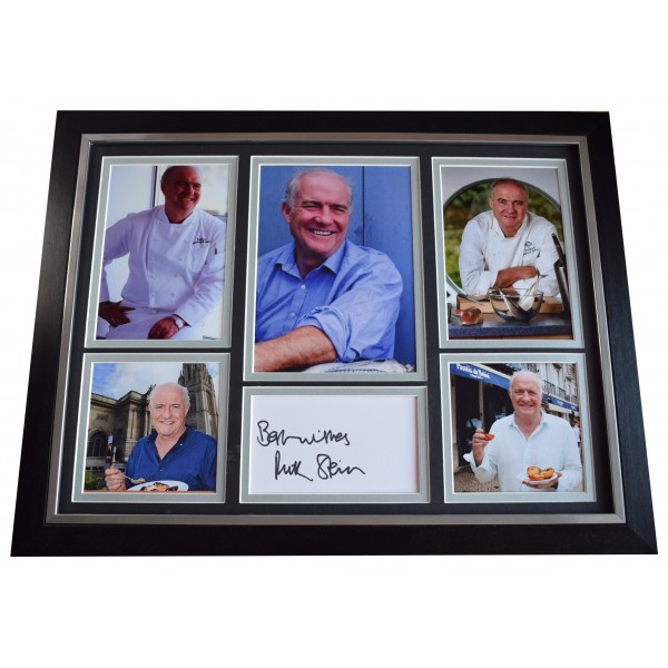 Rick Stein Signed Autograph 16x12 framed photo display Seafood Chef TV AFTAL COA Perfect Gift Memorabilia		