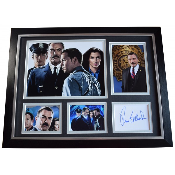 Tom Selleck Signed Autograph 16x12 framed photo display Blue Bloods TV AFTAL COA Perfect Gift Memorabilia		