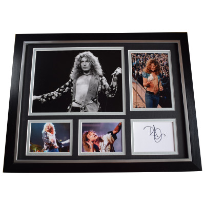Robert Plant Signed Autograph 16x12 framed photo display Led Zeppelin Music COA