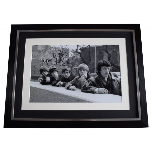 Charlie Watts Signed Autograph 16x12 framed photo display Rolling Stones AFTAL Perfect Gift Memorabilia		