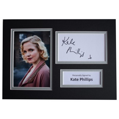 Kate Phillips Signed Autograph A4 photo display Peaky Blinders TV AFTAL COA AFTAL Perfect Gift Memorabilia		