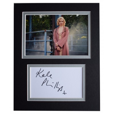 Kate Phillips Signed Autograph 10x8 photo display Peaky Blinders TV AFTAL COA Perfect Gift Memorabilia		