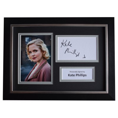 Kate Phillips Signed A4 Framed Autograph Photo Display Peaky Blinders AFTAL COA Perfect Gift Memorabilia		