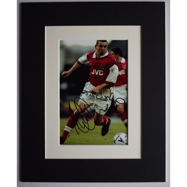 Nigel Winterburn Signed Autograph 10x8 photo display Arsenal Football AFTAL COA Perfect Gift Memorabilia		