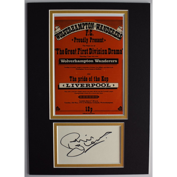 Phil Thompson Signed Autograph A4 photo display Liverpool 1976 Title Decider COA AFTAL Perfect Gift Memorabilia	