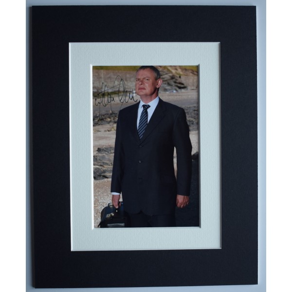 Martin Clunes Signed Autograph 10x8 photo display TV Doc Martin TV AFTAL COA Perfect Gift Memorabilia		
