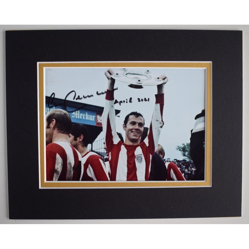 Franz Beckenbauer Signed 10x8 Photo Display Germany Autograph Memorabilia COA 