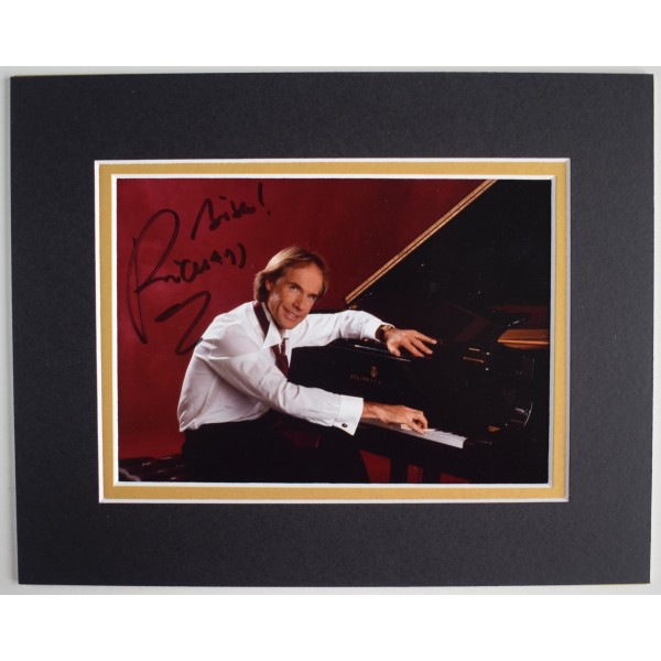 Richard Clayderman Signed Autograph 10x8 photo display Piano Music AFTAL COA Perfect Gift Memorabilia	