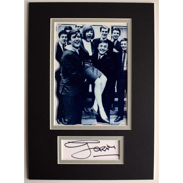Gerry Marsden Signed Autograph A4 photo display Pacemakers Music COA AFTAL Perfect Gift Memorabilia		