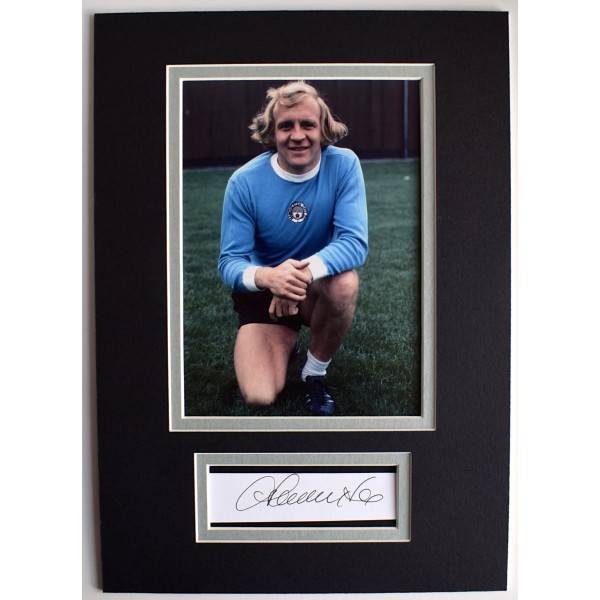 Francis Lee Signed Autograph A4 photo display Manchester City Football AFTAL COA Perfect Gift Memorabilia		