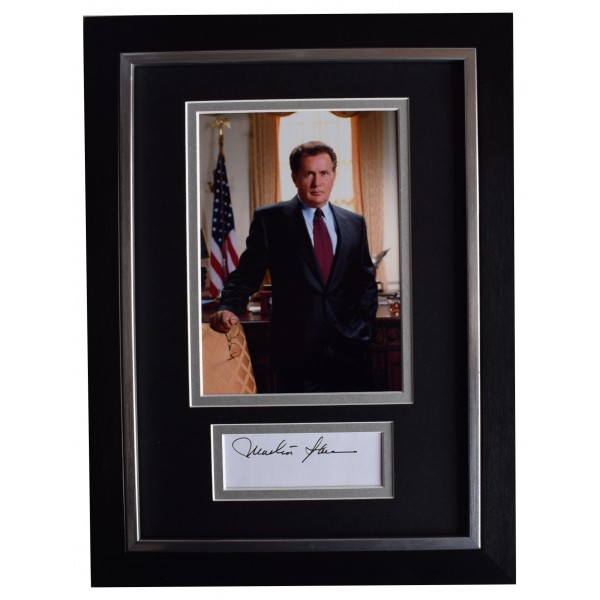 Martin Sheen Signed A4 Framed Autograph Photo Display West Wing TV AFTAL COA Perfect Gift Memorabilia		