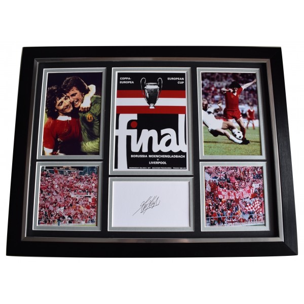Kevin Keegan Signed Autograph framed 16x12 photo display 1977 Euro Cup Liverpool AFTAL Perfect Gift Memorabilia		