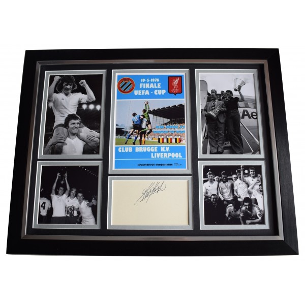 Kevin Keegan Signed Autograph framed 16x12 photo display UEFA Cup 1976 Liverpool AFTAL Perfect Gift Memorabilia