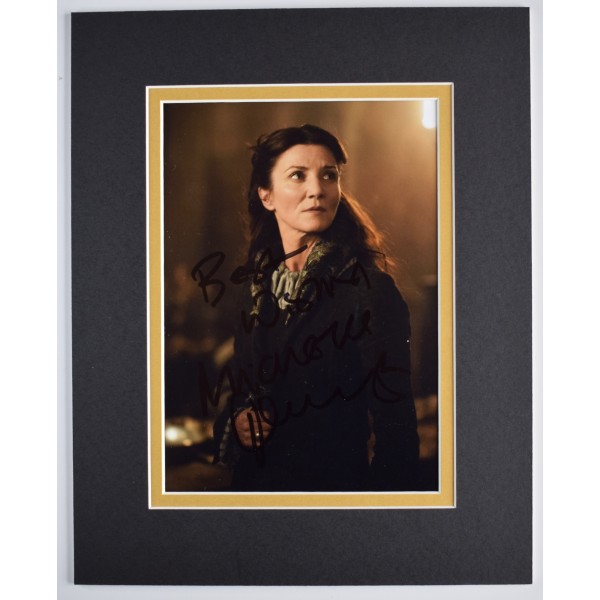 Michelle Fairley Signed Autograph 10x8 photo display Game of Thrones TV AFTAL Perfect Gift Memorabilia	