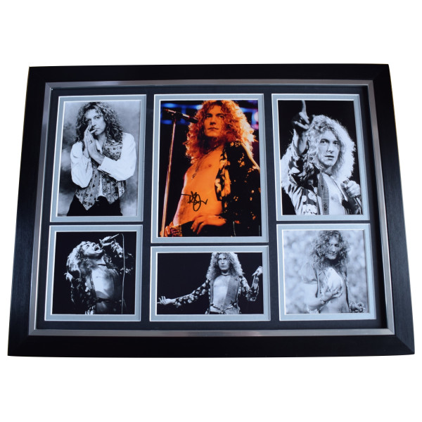 Robert Plant Signed Autograph framed 16x12 photo display Music Led Zeppelin COA AFTAL Perfect Gift Memorabilia	
