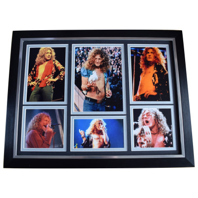 Robert Plant Signed Autograph framed 16x12 photo display Led Zeppelin Music COA AFTAL Perfect Gift Memorabilia	