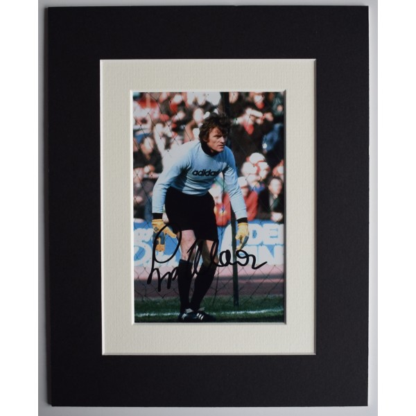 Sepp Maier Signed Autograph 10x8 photo display Germany Football COA AFTAL Perfect Gift Memorabilia		