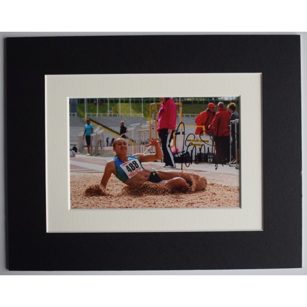 Jessica Ennis Hill Signed Autograph 10x8 photo display Heptathlon Olympics COA AFTAL Perfect Gift Memorabilia		