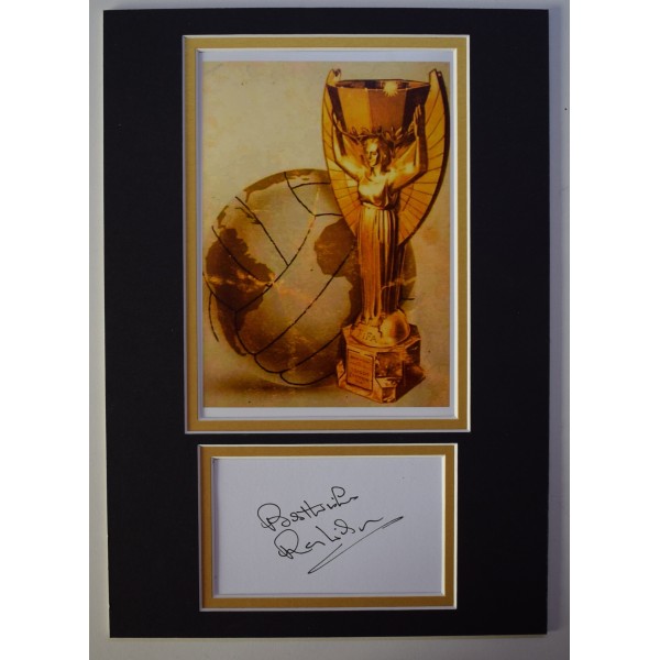 Ray Wilson Signed Autograph A4 photo display 1966 World Cup Final England COA AFTAL Perfect Gift Memorabilia		
