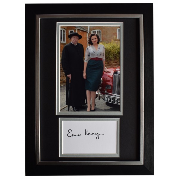 Emer Kenny Signed A4 Framed Autograph Photo Display Father Brown TV AFTAL COA Perfect Gift Memorabilia	