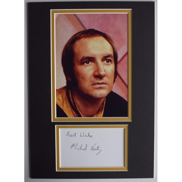Michael Keating Signed Autograph A4 photo display TV Blakes 7 AFTAL COA AFTAL Perfect Gift Memorabilia		