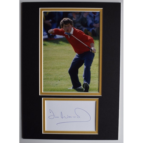 Ian Woosnam Signed Autograph A4 photo display Golf Sport Open AFTAL COA Perfect Gift Memorabilia	