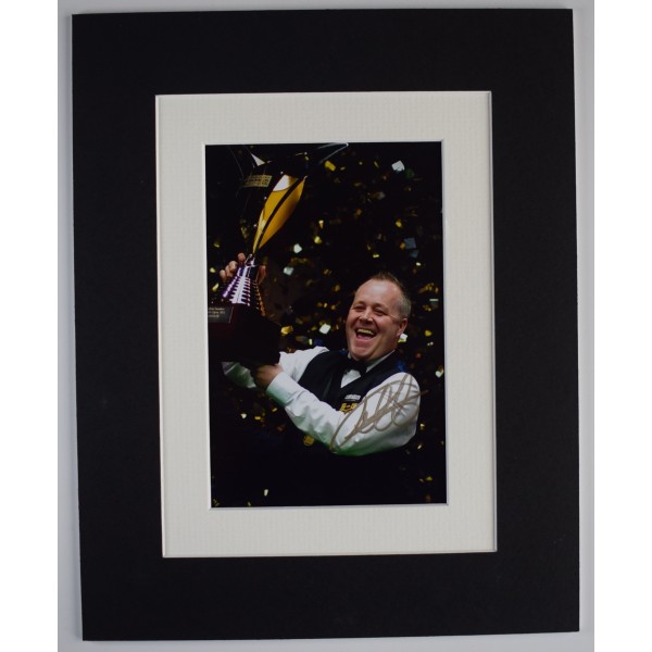 John Higgins Signed Autograph 10x8 photo display Snooker Sport COA AFTAL Perfect Gift Memorabilia	