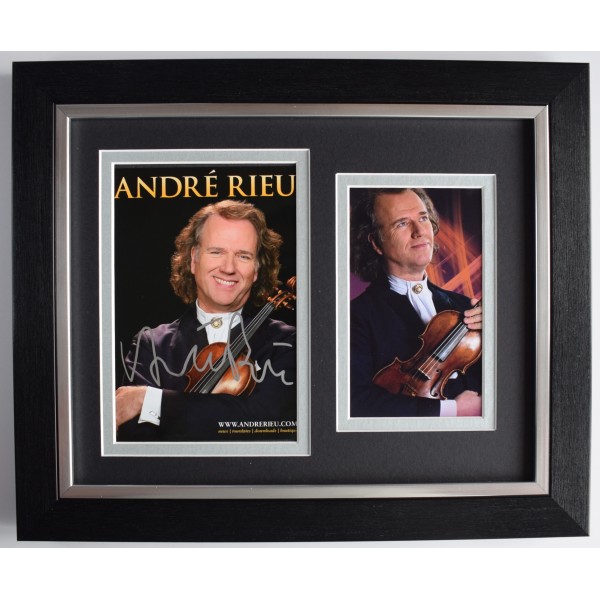 Andre Rieu Signed 10x8 Framed Photo Autograph Display Music Johann Strauss COA AFTAL Perfect Gift Memorabilia	