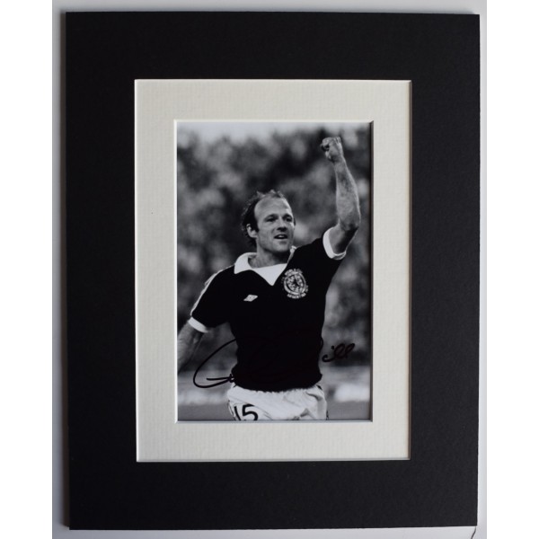 Archie Gemmill Signed Autograph 10x8 photo display Scotland Football COA AFTAL Perfect Gift Memorabilia	