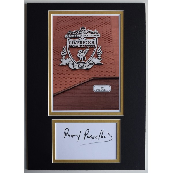 Ronny Rosenthal Signed Autograph A4 photo display Liverpool Football COA AFTAL Perfect Gift Memorabilia		