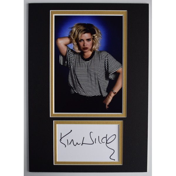 Kim Wilde Signed Autograph A4 photo display Music Kids in America COA AFTAL Perfect Gift Memorabilia		
