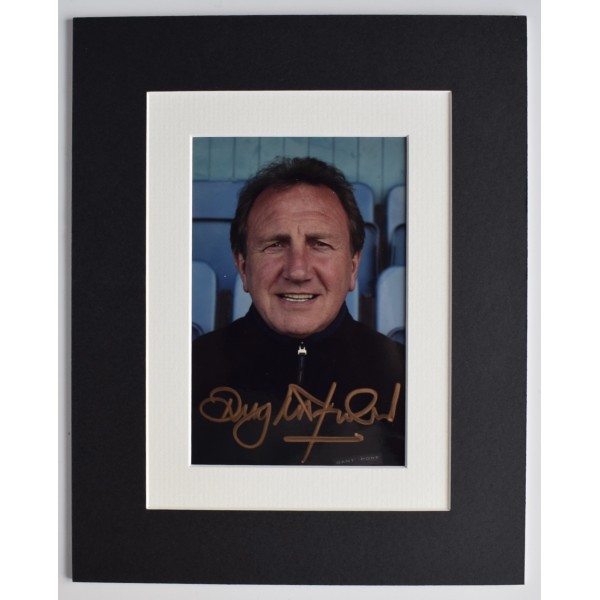 Roy McFarland Signed Autograph 10x8 photo display Derby County Football AFTAL Perfect Gift Memorabilia		