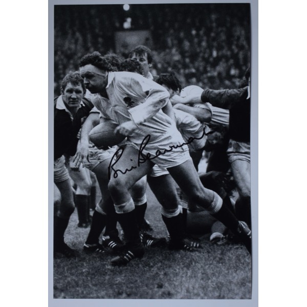 Bill Beaumont Signed Autograph Signature 12x8 Photo England Rugby Union AFTAL Perfect Gift Memorabilia	