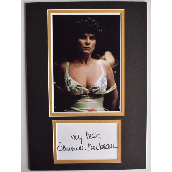 Adrienne Barbeau Signed Autograph A4 photo display John Carpenter Film Actress AFTAL Perfect Gift Memorabilia