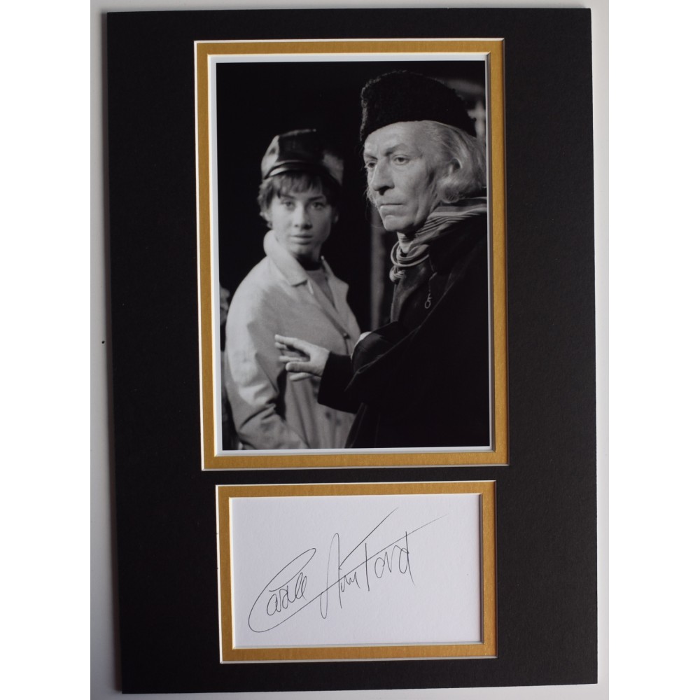Carole Ann Ford Signed Autograph A4 photo display Doctor Who TV AFTAL COA 
