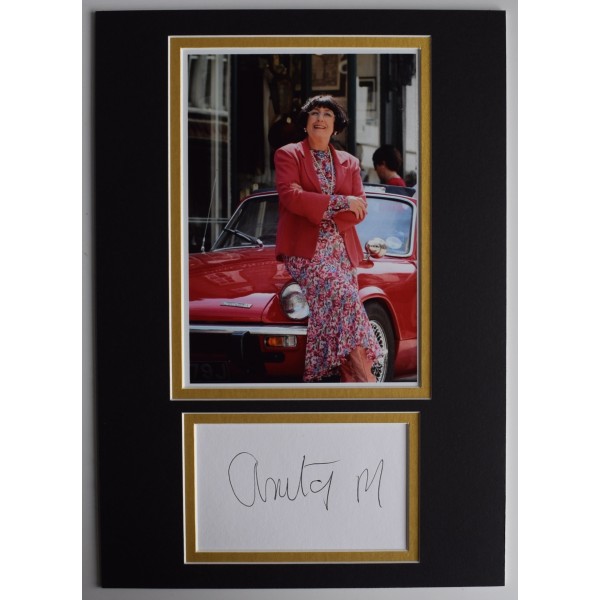 Anita Manning Signed Autograph A4 photo display TV Flog It Antiques AFTAL COA Perfect Gift Memorabilia
