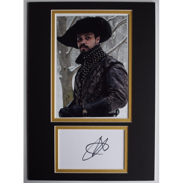 Howard Charles Signed Autograph A4 photo display TV Musketeers Porthos AFTAL COA Perfect Gift Memorabilia	