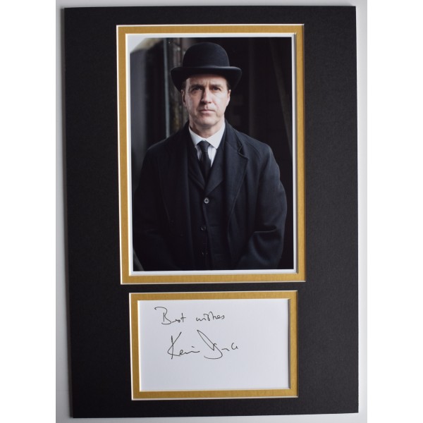 Kevin Doyle Signed Autograph A4 photo display TV Downton Abbey Actor AFTAL COA Perfect Gift Memorabilia	