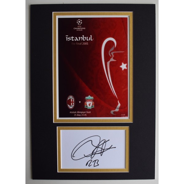 Rafa Benitez Signed Autograph A4 photo display Liverpool 2005 Champions COA AFTAL Perfect Gift Memorabilia	