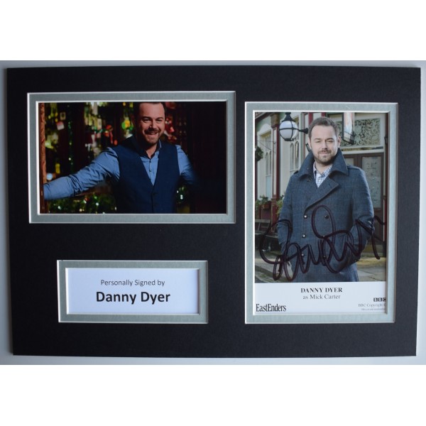 Danny Dyer Signed Autograph A4 photo display Eastenders TV Actor AFTAL COA Perfect Gift Memorabilia	