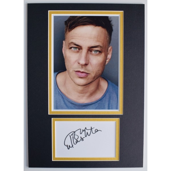 Thomas Wlaschiha Signed Autograph A4 photo display Netflix Stranger Things AFTAL Perfect Gift Memorabilia	