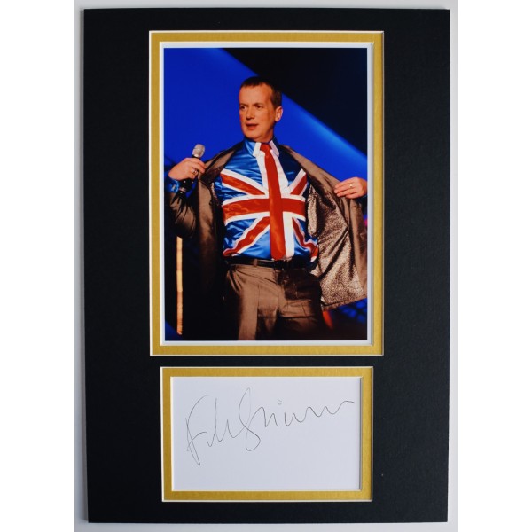 Frank Skinner Signed Autograph A4 photo display TV Comedy Room 101 COA AFTAL Perfect Gift Memorabilia	
