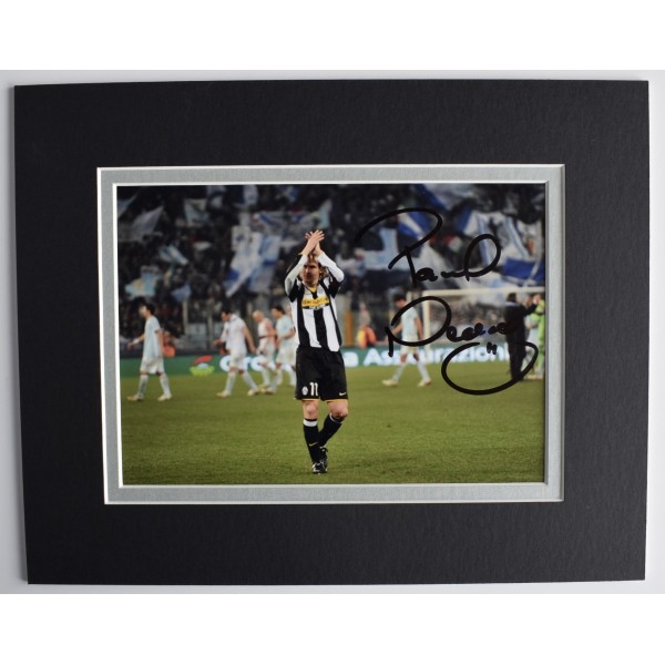 Pavel Nedved Signed Autograph 10x8 photo display Juventus Football AFTAL COA Perfect Gift Memorabilia	