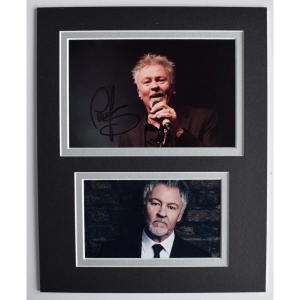 Paul Young Signed Autograph 10x8 photo display Music Wherever Lay my Hat AFTAL Perfect Gift Memorabilia	