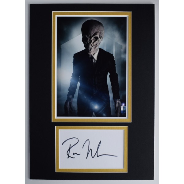Ross Mullan Signed Autograph A4 photo display Doctor Dr Who Actor TV COA AFTAL Perfect Gift Memorabilia		